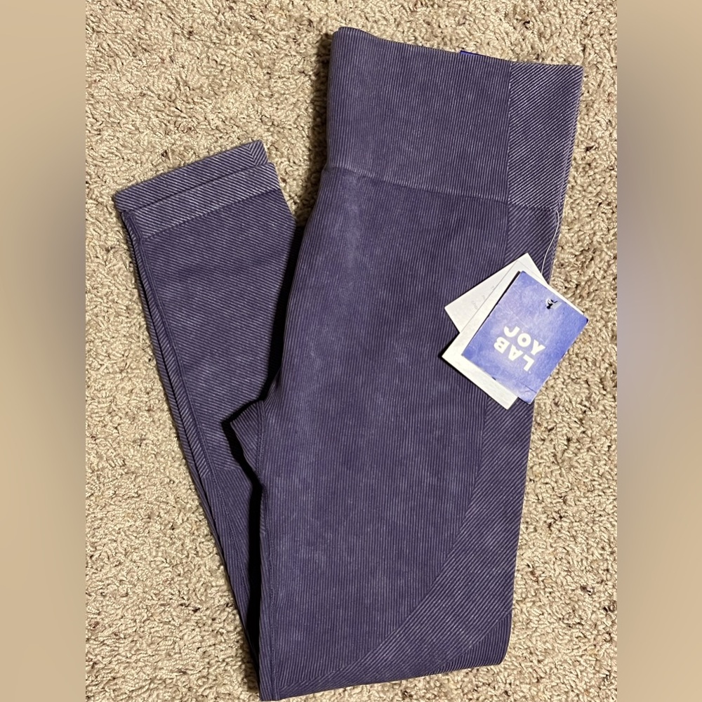 NWT JoyLab High Rise Ribbed Seamless Leggings Women's Size Extra Large